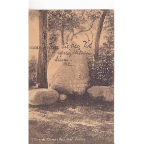 Margrete- Stenen i Riis Skov - Aarhus -A.K. u/n