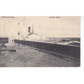 Stormvejrsdag - Aarhus Havn - H.A.E. u/n