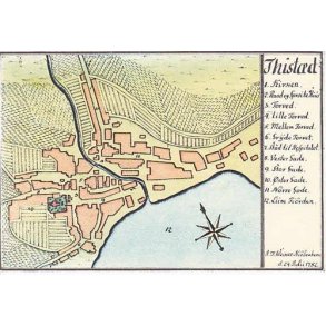 Thist&aelig;d - Kopi af kort fra 1782 -