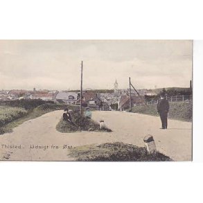 Thisted -Udsigt fra &Oslash;st - C.B. 2585