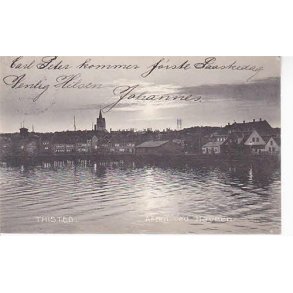 Thisted - Aften ved Havnen - St. 8227