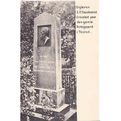 Digteren I.P.Jacobsens Grav i Thisted. C.B. u/n