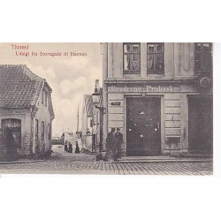 Thisted - Udsigt fra Storegade til Havnen -W&M 198