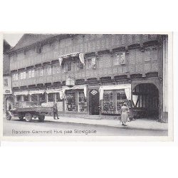 Randers - Gammelt Hus paa Storegade - St. 185