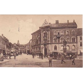 Randers - Raadhustorvet og Niels Ebbesens - u/n