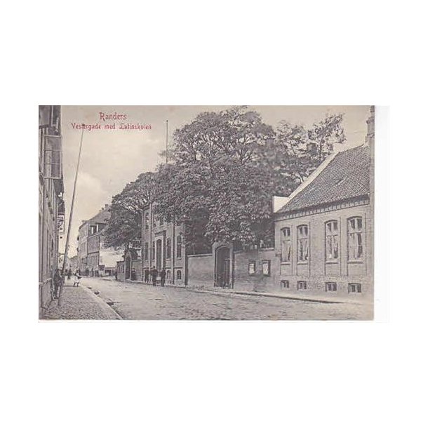 Randers - Vestergade med Latinskolen - J.M.J. 113