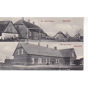 Assentoft - Gammel og nye Skole - B.u/n