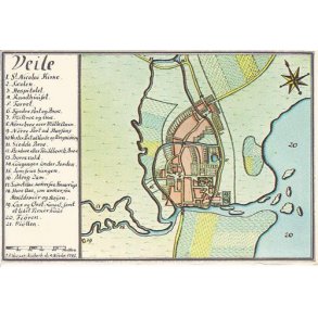 Veile - Kopi af kort fra 1782 -