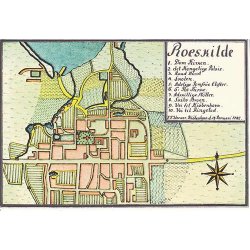 Roeskilde - Kopi af kort fra 1782 -