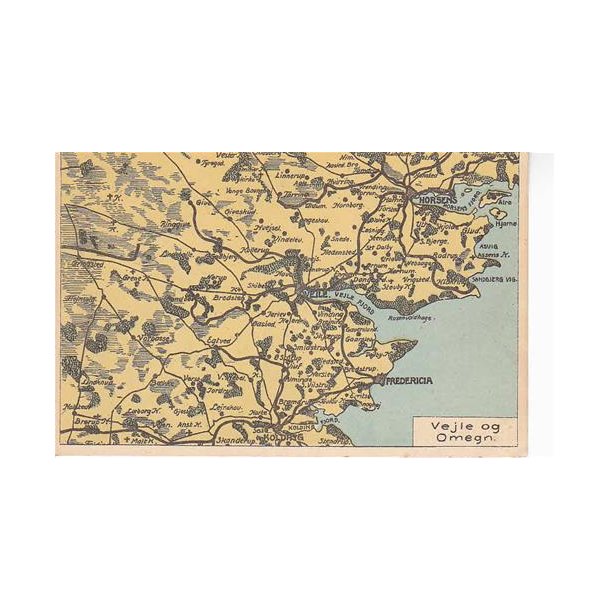 Vejle og Omegn - Kort - V.M. 46