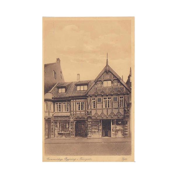 Vejle- Gammeldags Bygning i Torvegade -