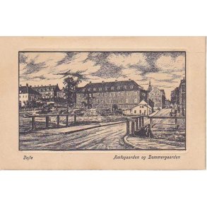 Vejle - Amtsgaarden og Dommergaarden -