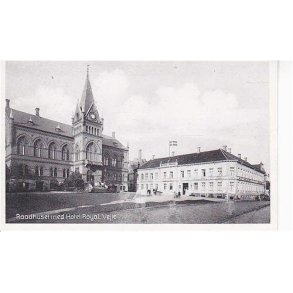 Raadhuset med Hotel Royal - Vejle -