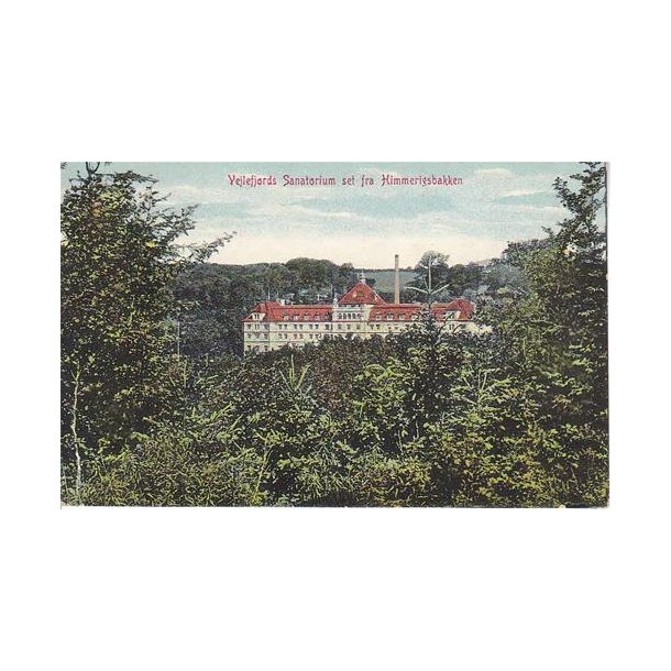 Vejlefjords Sanatorium set fra Himmerigsbakken