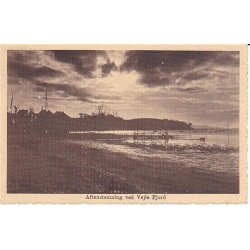 Aftenstemning ved Vejlefjord - P. u/n