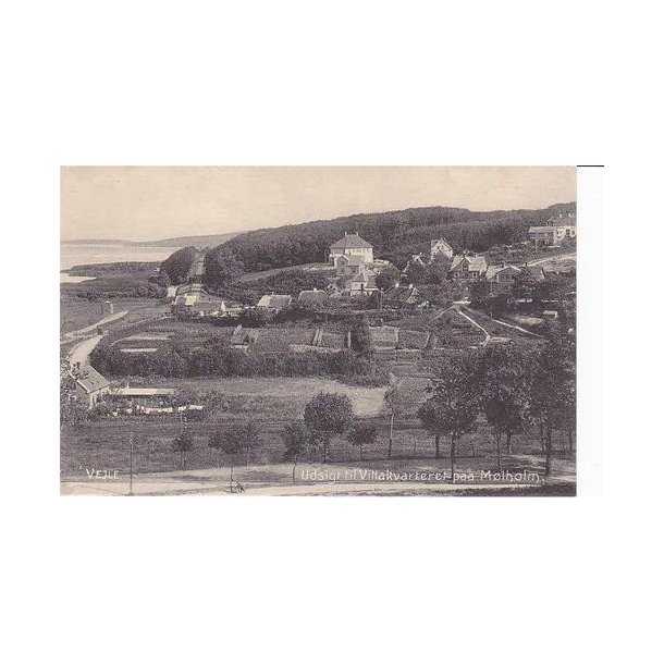 Vejle - Udsigt til Villakvarteret paa M&oslash;lholm