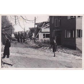 Vejle - Bombede Huse 1942 - Fotokort