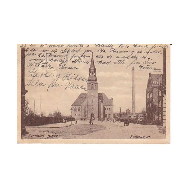 Simions Kirke - K&oslash;benhavn - D.L- 1375