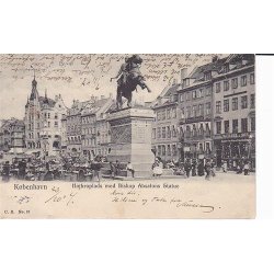 H&oslash;jbroplads med Biskop Absalons Statue - C.R.