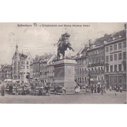 H&oslash;jbroplads med Biskop Absalons Statue - C.R.