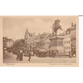 H&oslash;jbroplads med Biskop Absalons Statue -