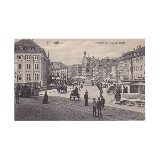 H&oslash;jbroplads m. Absalons Statue -B.M. 289