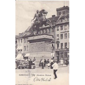 K&oslash;benhavn - Absalons Statue - Sk.B.& Kf. 1123