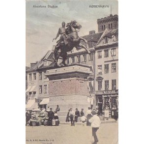 K&oslash;benhavn - Absalons Statue - Sk.B.& Kf. 1123