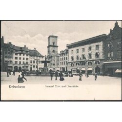K&oslash;benhavn - Gammel Torv med Fruekirke - CR 80