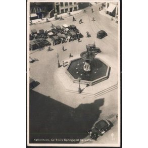 K&oslash;benhavn - Gammel Torvs Springvand fra Luften.