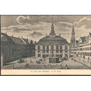 Ny Torv med Skafottet. A.D. 1700 - A.B. u/n