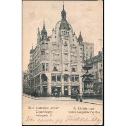 Cafe, restaurant Royal - A. Christensen - u/n