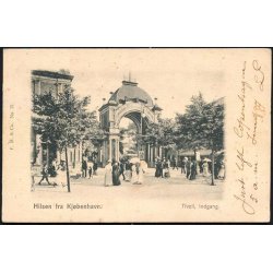 Hilsen fra Kbenhavn -Tivolis Indgang - F.M. &amp; Co