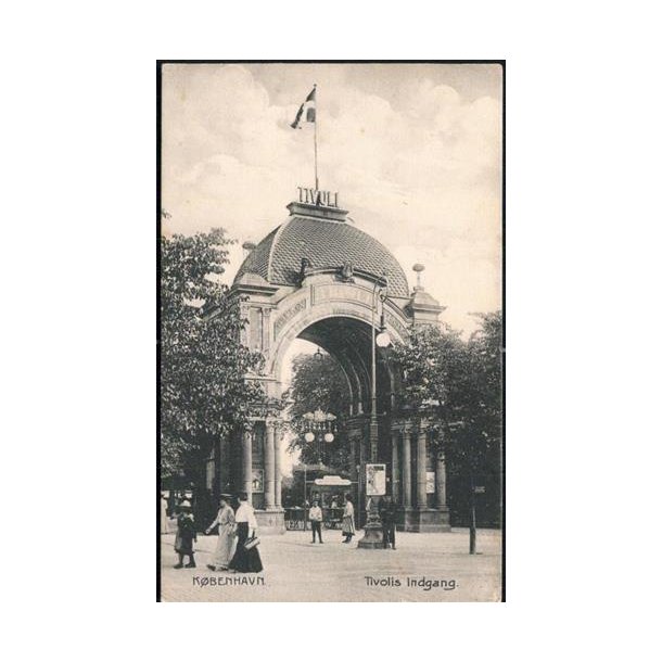 Kbenhavn - Tivolis Indgang - St. 3853