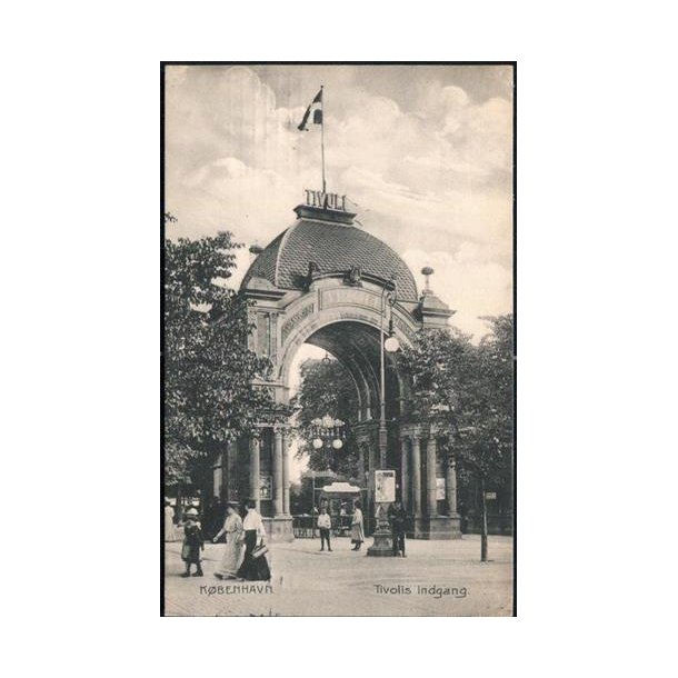 Kbenhavn - Tivolis Indgang - St. 3853