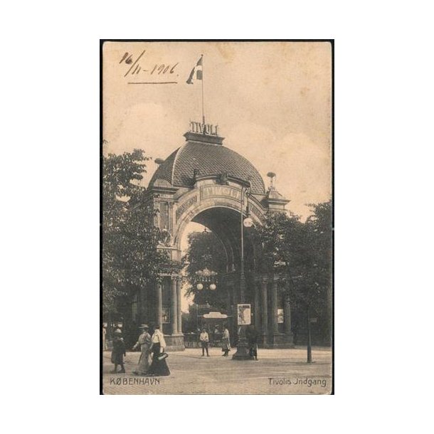 Kbenhavn - Tivolis Indgang - St. 3853