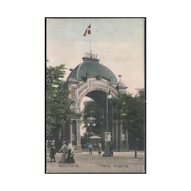 Kbenhavn - Tivolis Indgang - St. 3853