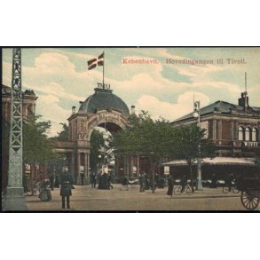 Kbenhavn - Hovedindgangen til Tivoli - u/n