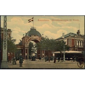 Kbenhavn - Hovedindgangen til Tivoli - u/n