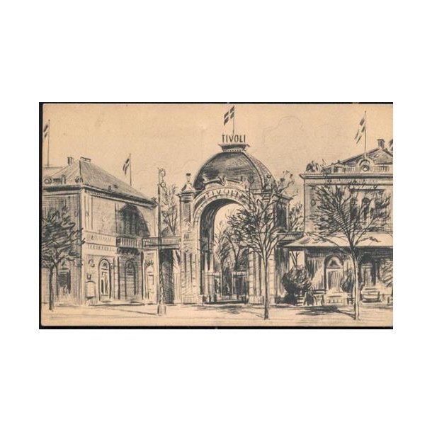 Kbenhavn - Tivolis Indgang - St. u/n