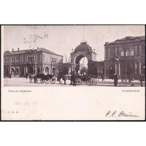 Kjbenhavn - Tivolis Indgang - St. 41