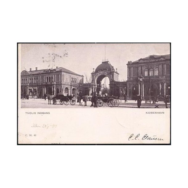 Kjbenhavn - Tivolis Indgang - St. 41