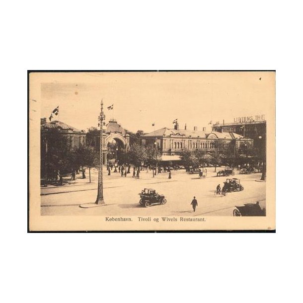 Kbenhavn - Tivoli og Wivels Restaurant - D.F. 20