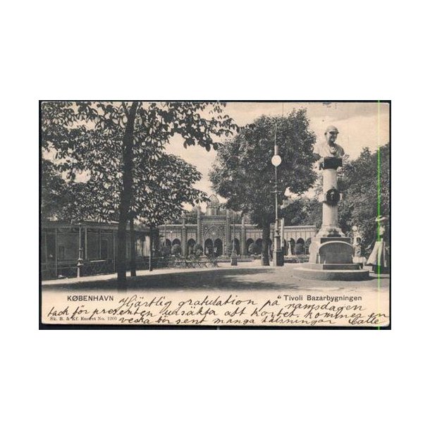 Kbenhavn - Tivoli Bazarbygningen - Sk.B. &amp; Kf