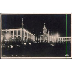 Kbenhavn - Tivoli - Bazaren - Illumineret -