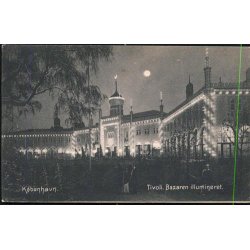 Kbenhavn - Tivoli - Bazaren - Illumineret - St.