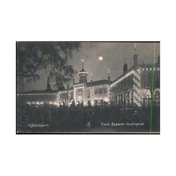 Kbenhavn - Tivoli - Bazaren - Illumineret - St.