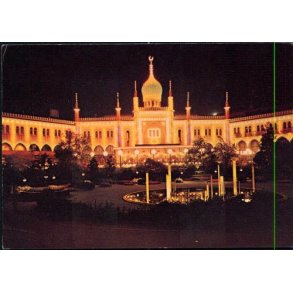 Kbenhavn - Tivoli - Bazaren ved nat - R.O. 1515