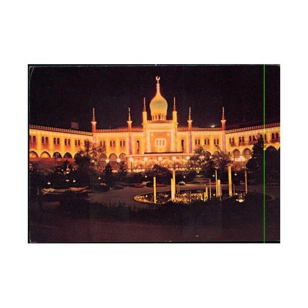 Kbenhavn - Tivoli - Bazaren ved nat - R.O. 1515