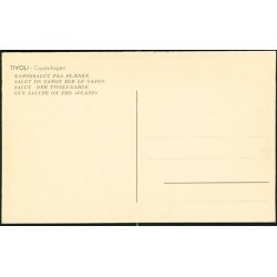 Kbenhavn - Tivoli - Kanonsalut paa Plnen -